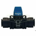 Dixon Legris by Composite Mini Ball Valve, Tube Connection, 145 psi Pressure, Nylon Body 79100400